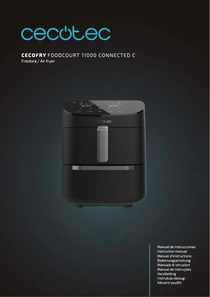 Page n°1 - Manuel utilisateur Cecotec Cecofry FoodCourt 11000 Connected C