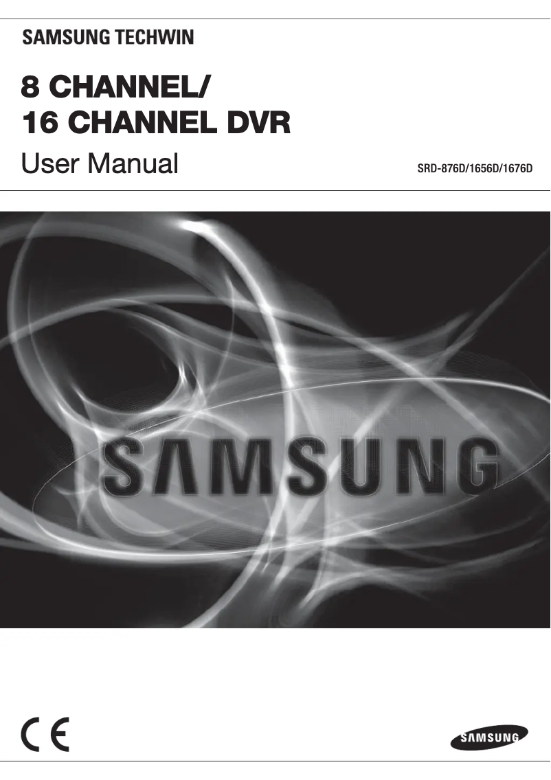 Page 1 de la notice Manuel utilisateur Samsung SRD-1676D