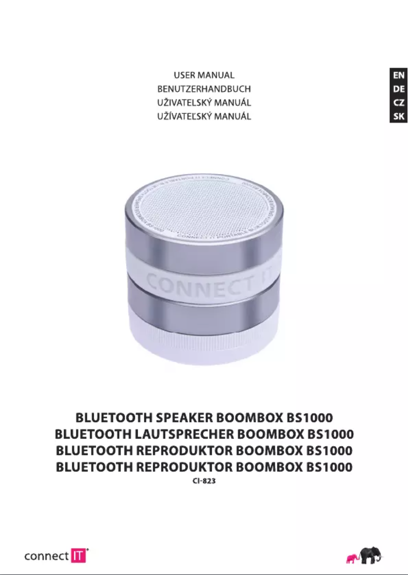 Page 1 of the manual User Manual Connect IT CI-823