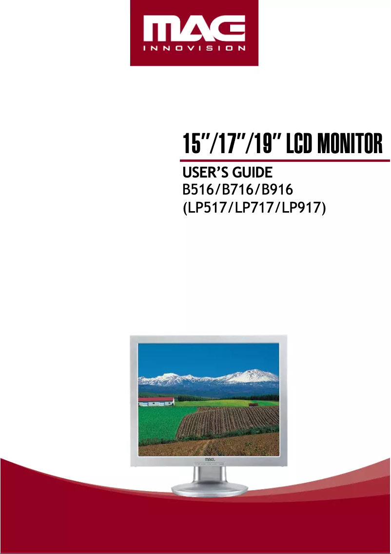 Image de la première page du manuel de l'appareil LT716