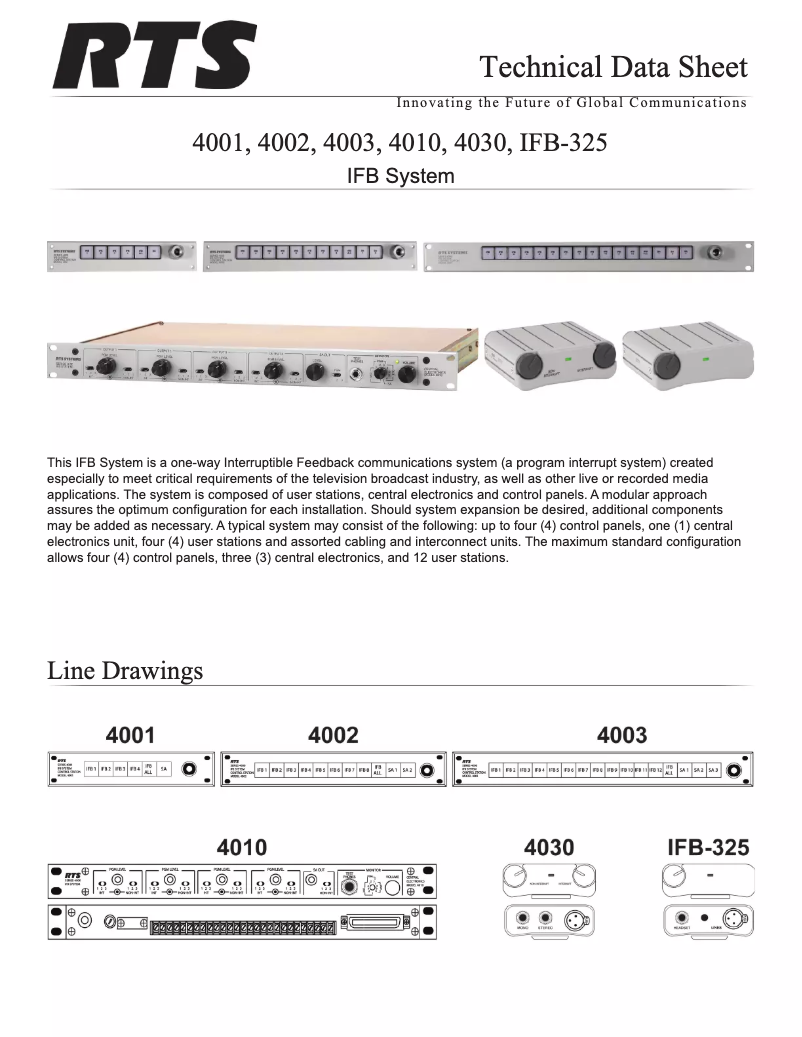 Image de la première page du manuel de l'appareil IFB-325