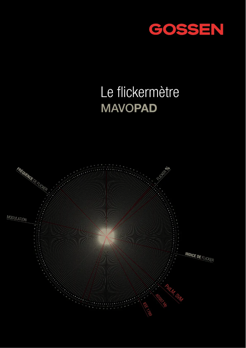 Page 1 de la notice Brochure Gossen Metrawatt MAVOPAD