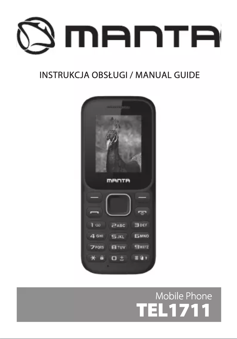 Page n°1 - Manuel utilisateur Manta TEL1711
