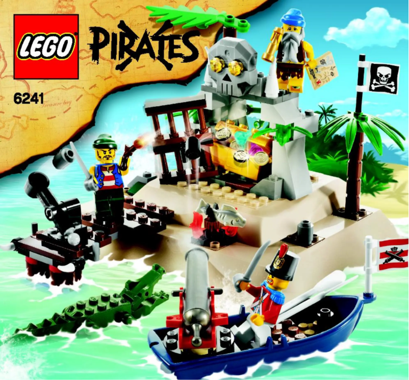 Page 1 de la notice Manuel utilisateur Lego Loot Island