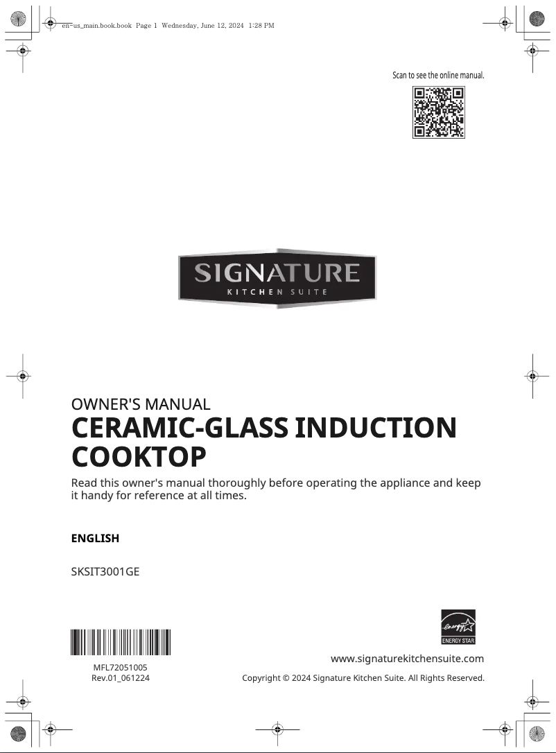 Page 1 de la notice Manuel utilisateur Signature SKSIT3001GE