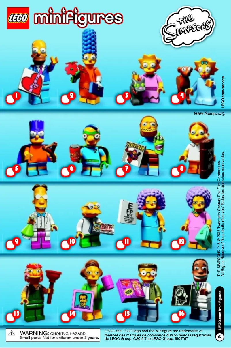 Image de la première page du manuel de l'appareil Minifigures 71009