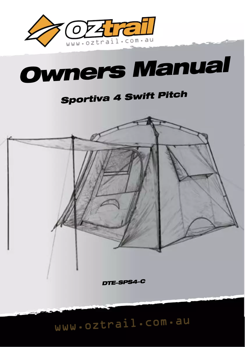 Página 1 del manual Manual de usuario OZtrail Sportiva 4 Swift Pitch