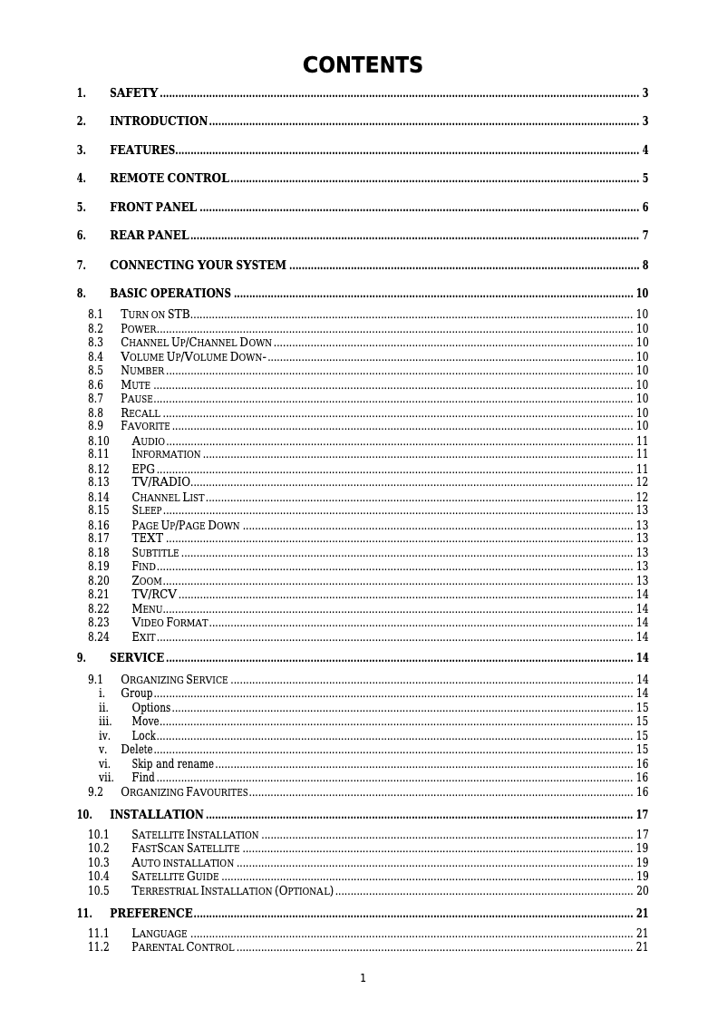 Page 1 de la notice Manuel utilisateur SAB Titan