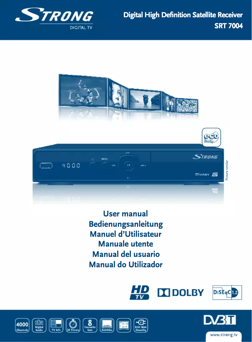 Image de la première page du manuel de l'appareil SRT 7004