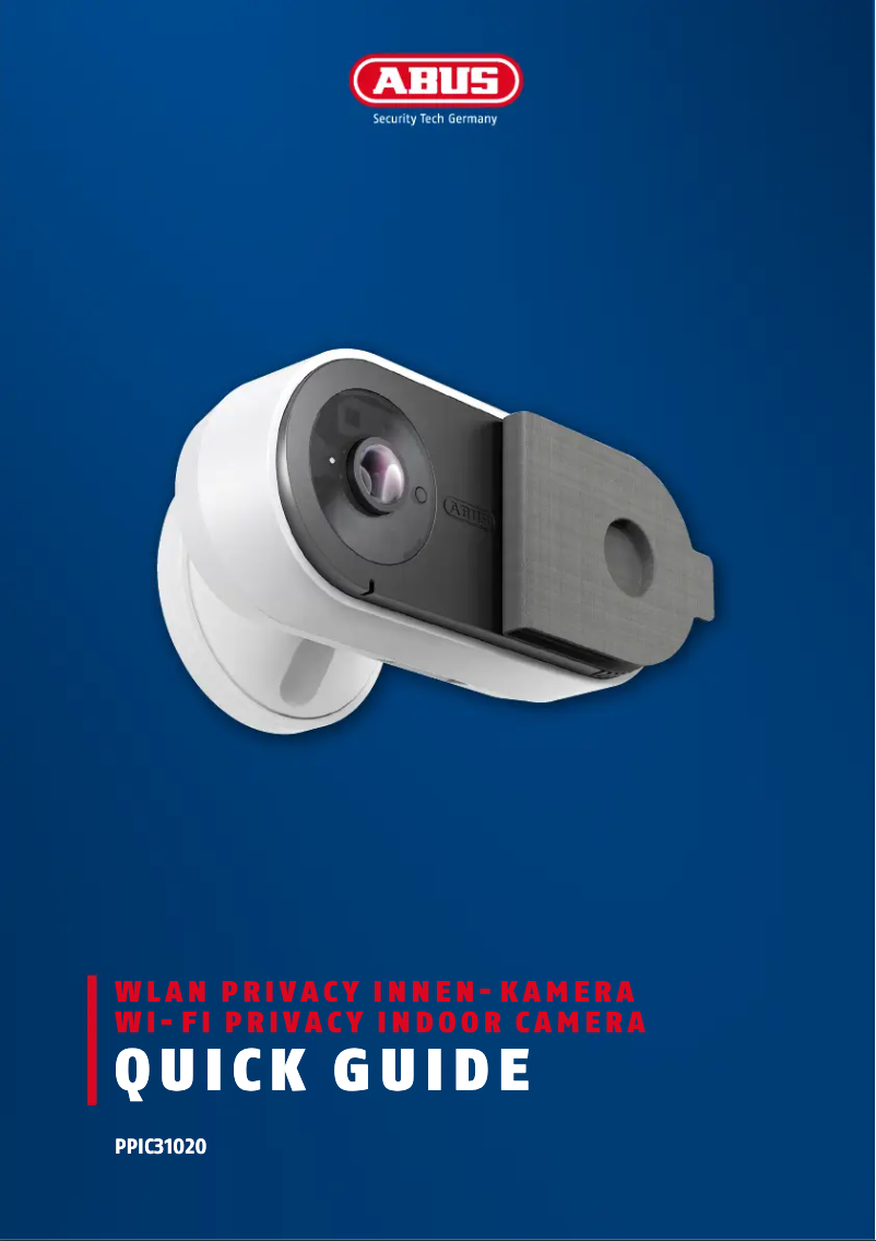 Image de la première page du manuel de l'appareil PPIC31020