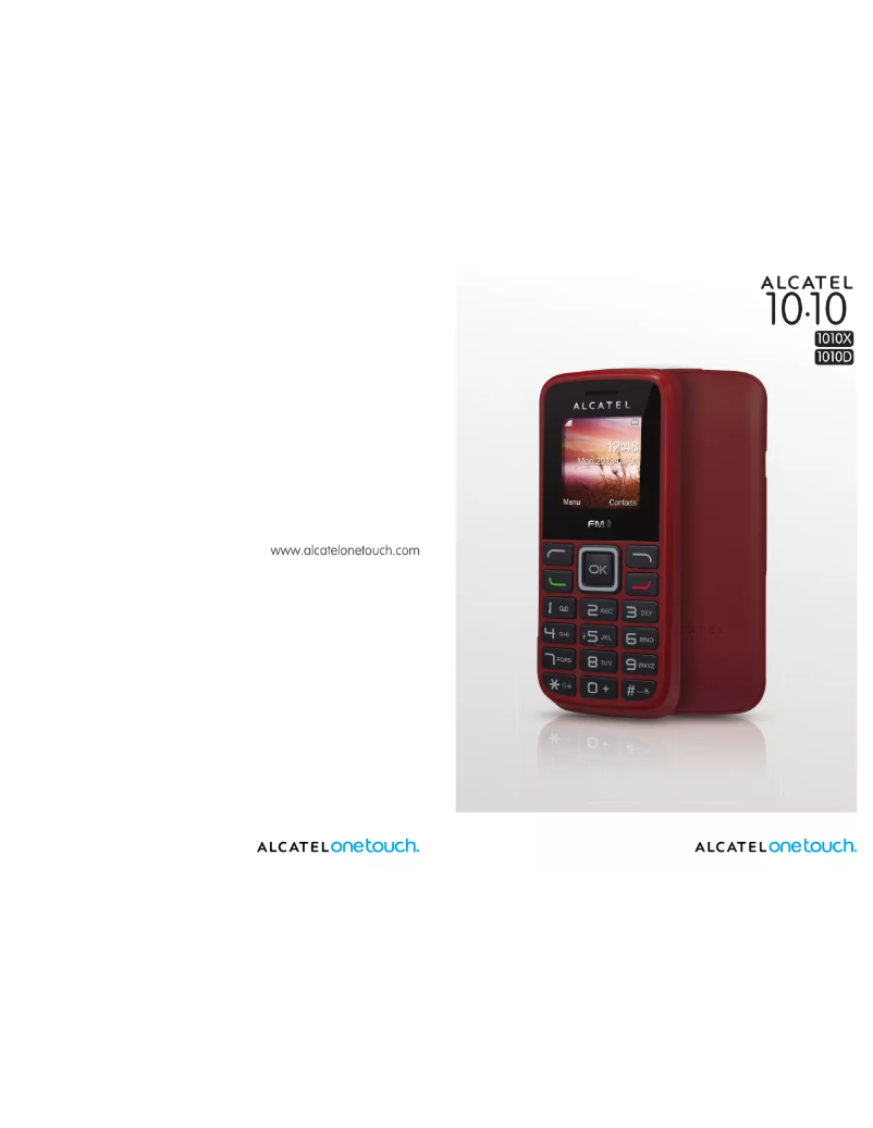 Page 1 de la notice Manuel utilisateur Alcatel 1010X