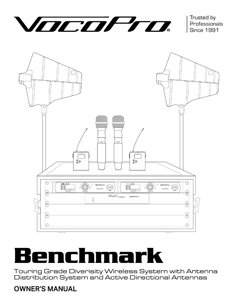 Page n°1 - Manuel utilisateur Vocopro Benchmark