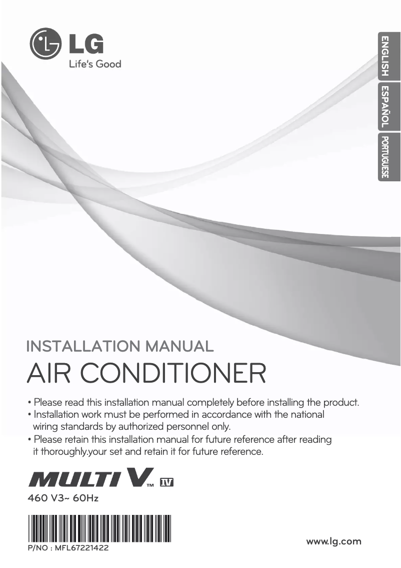 Imagen de la primera página del manual del dispositivo ARUV160DTS4