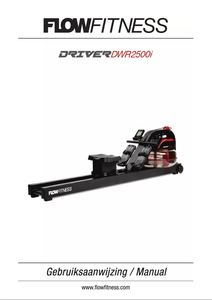 Page 1 de la notice Manuel utilisateur Flow Fitness Driver DWR2500i