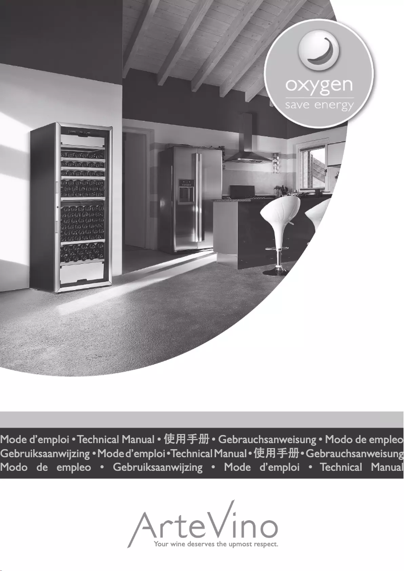 Page 1 de la notice Manuel utilisateur ArteVino OXG1T230NVD