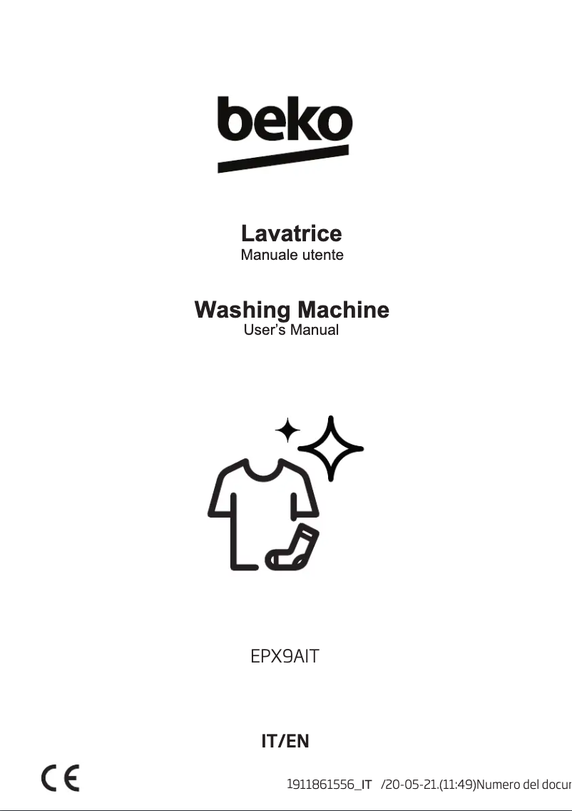 Image de la première page du manuel de l'appareil EPX9AIT