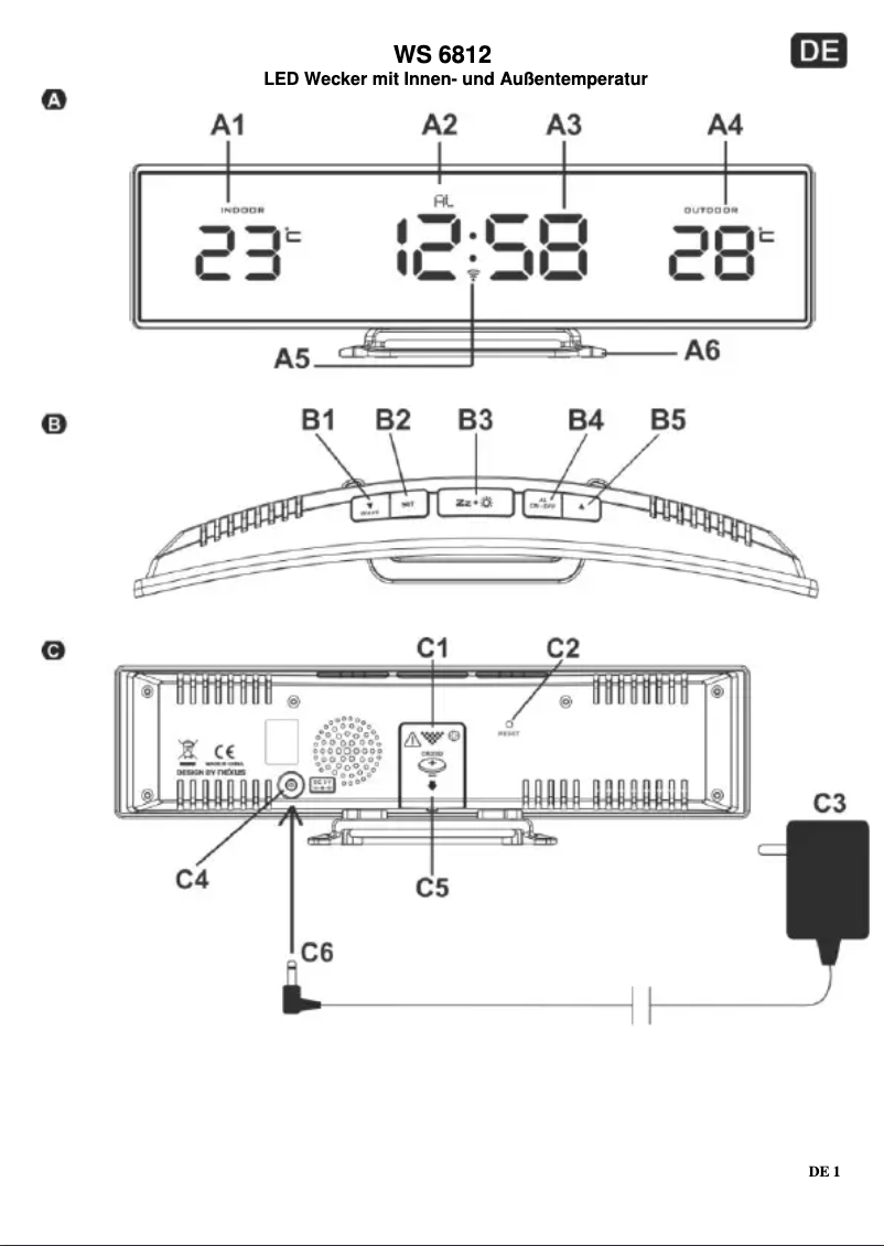 Image de la première page du manuel de l'appareil WS 6812