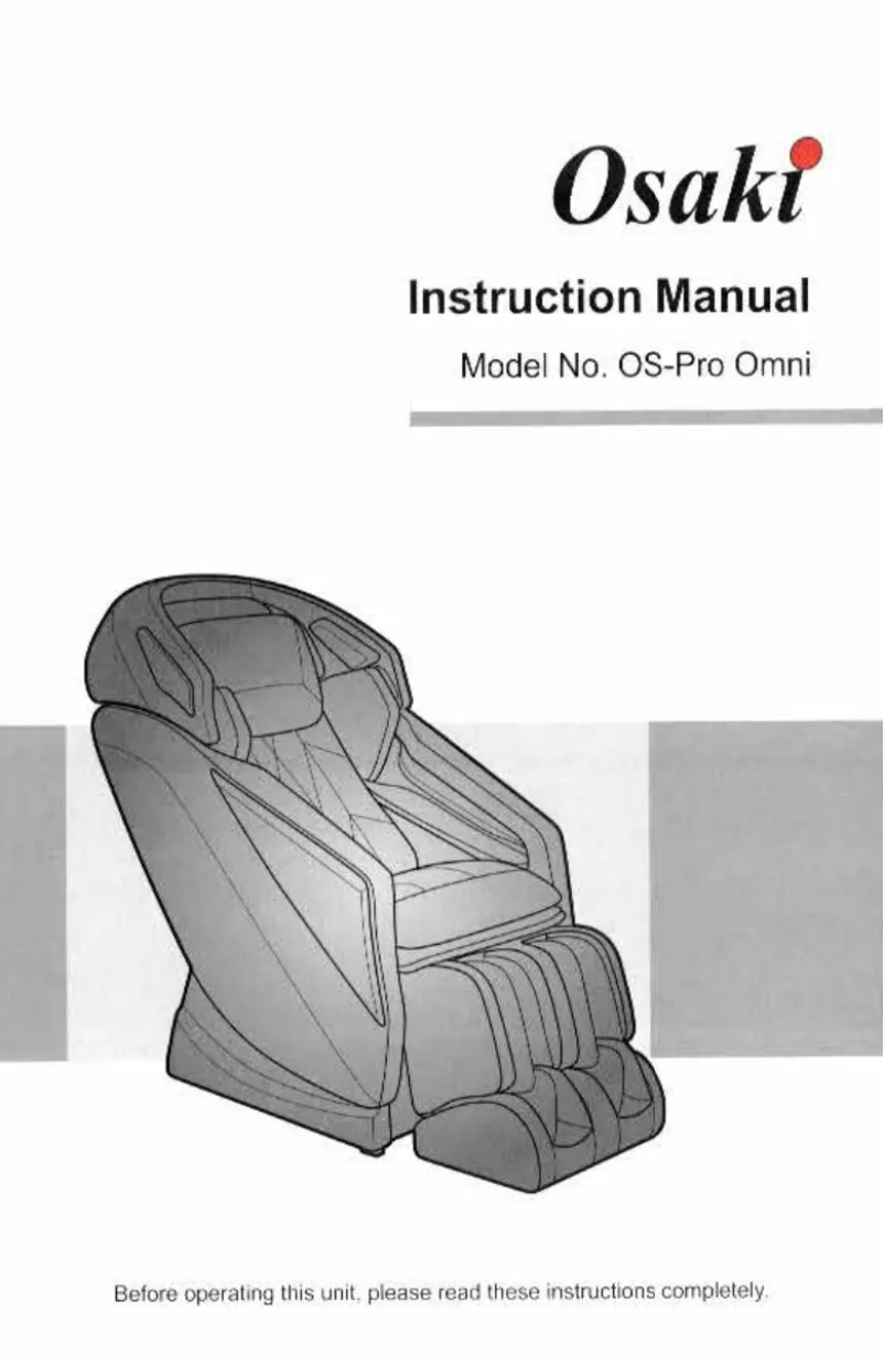Page 1 of the manual User Manual Osaki OS-Pro Mini