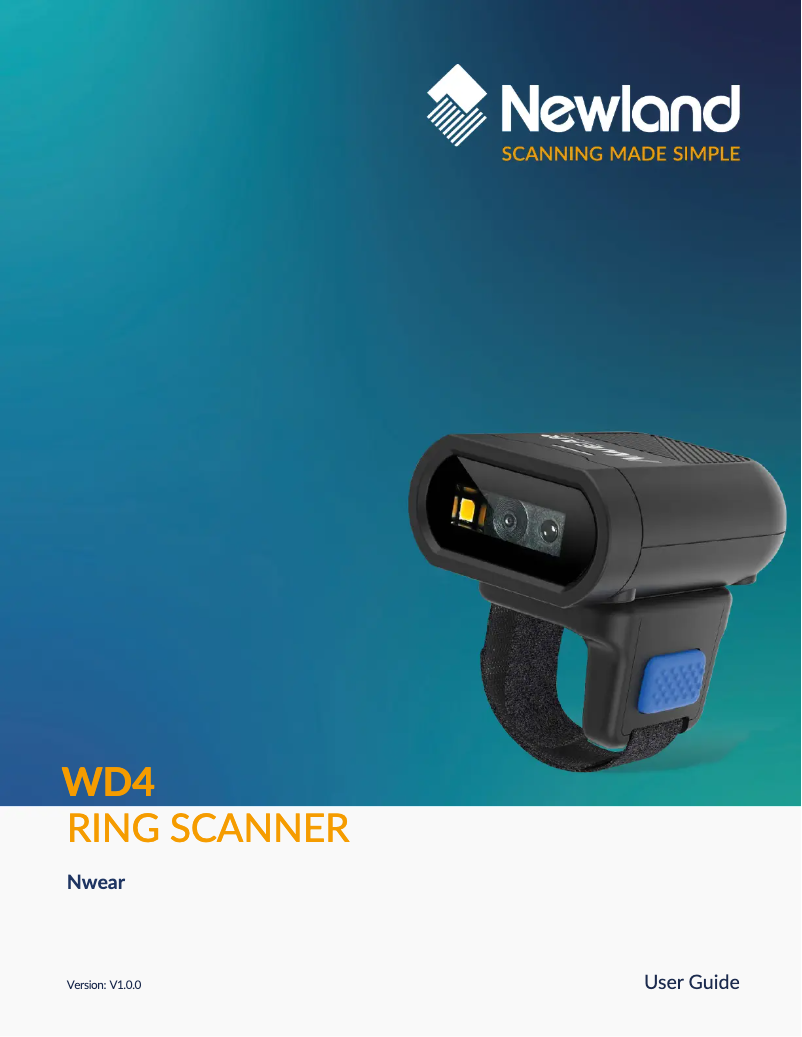 Imagen de la primera página del manual del dispositivo WD4-BS20