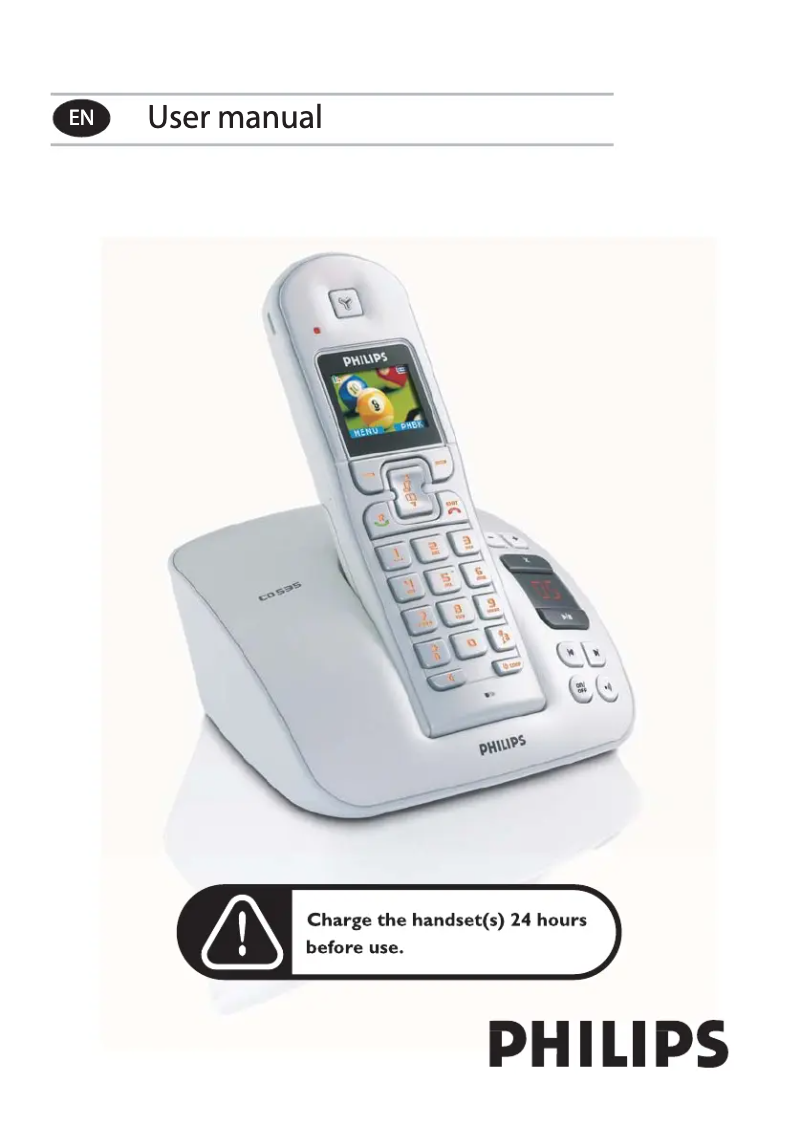 Image de la première page du manuel de l'appareil CD5352S