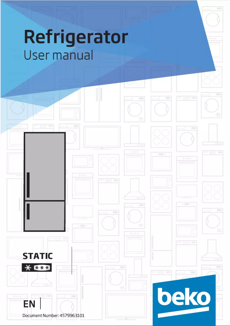 Page 1 de la notice Manuel utilisateur Beko DS333020
