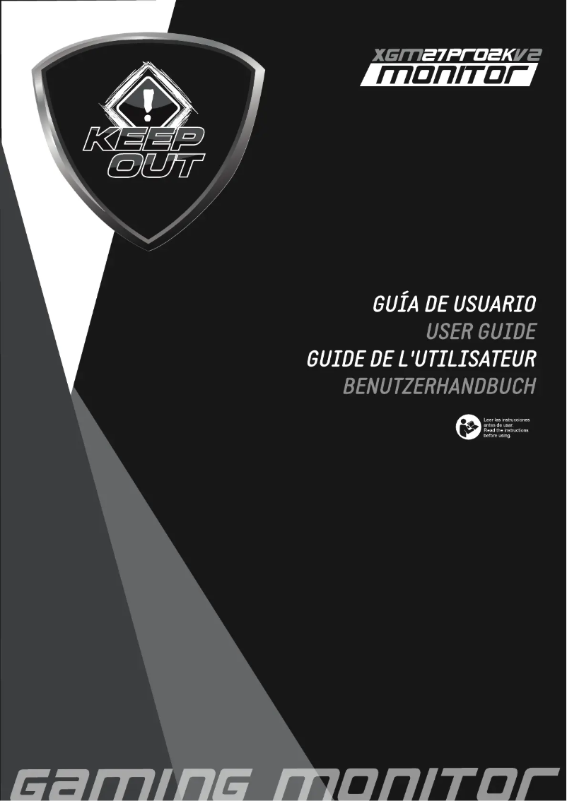 Página 1 del manual Manual de usuario KeepOut XGM27PRO2KV2