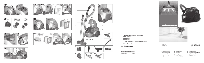Image de la première page du manuel de l'appareil BGC3U120