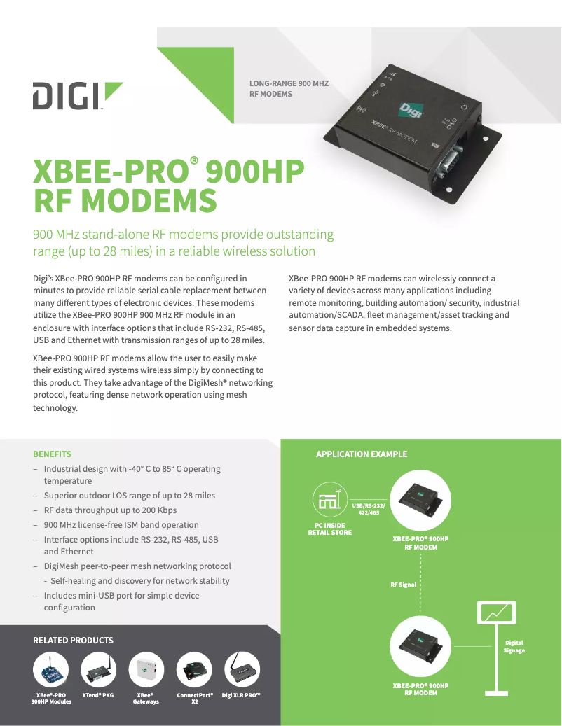 Page 1 de la notice Manuel utilisateur Digi XM-M92-2P-AA