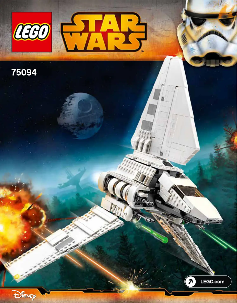 Image de la première page du manuel de l'appareil Star Wars 75094