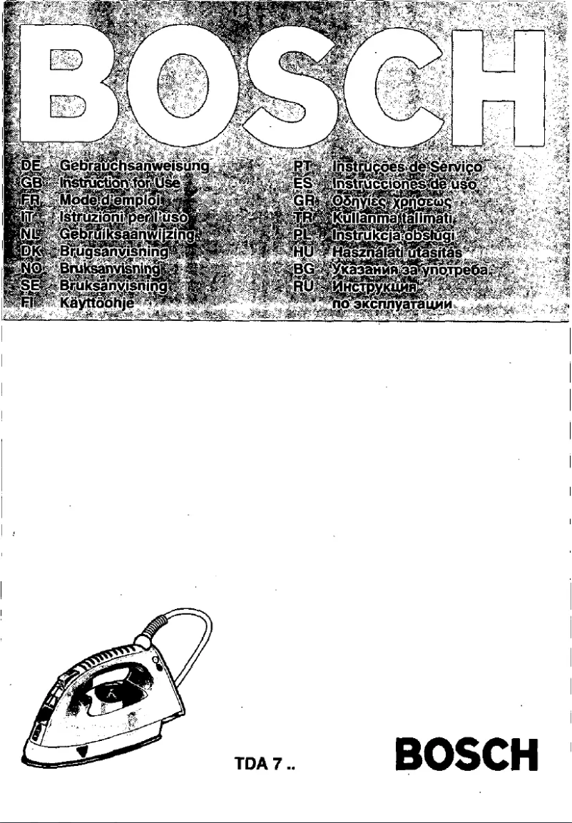 Page 1 de la notice Manuel utilisateur Bosch TDA7201