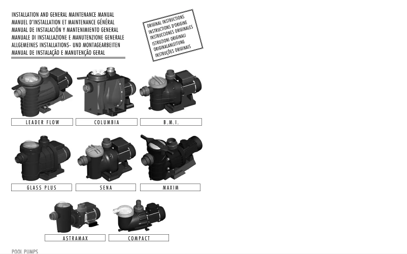 Page 1 de la notice Manuel utilisateur AstralPool ARAL C 3000