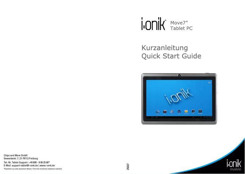 Page n°1 - Manuel utilisateur i-onik TP1 7 light