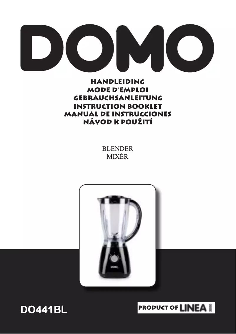 Image de la première page du manuel de l'appareil DO441BL