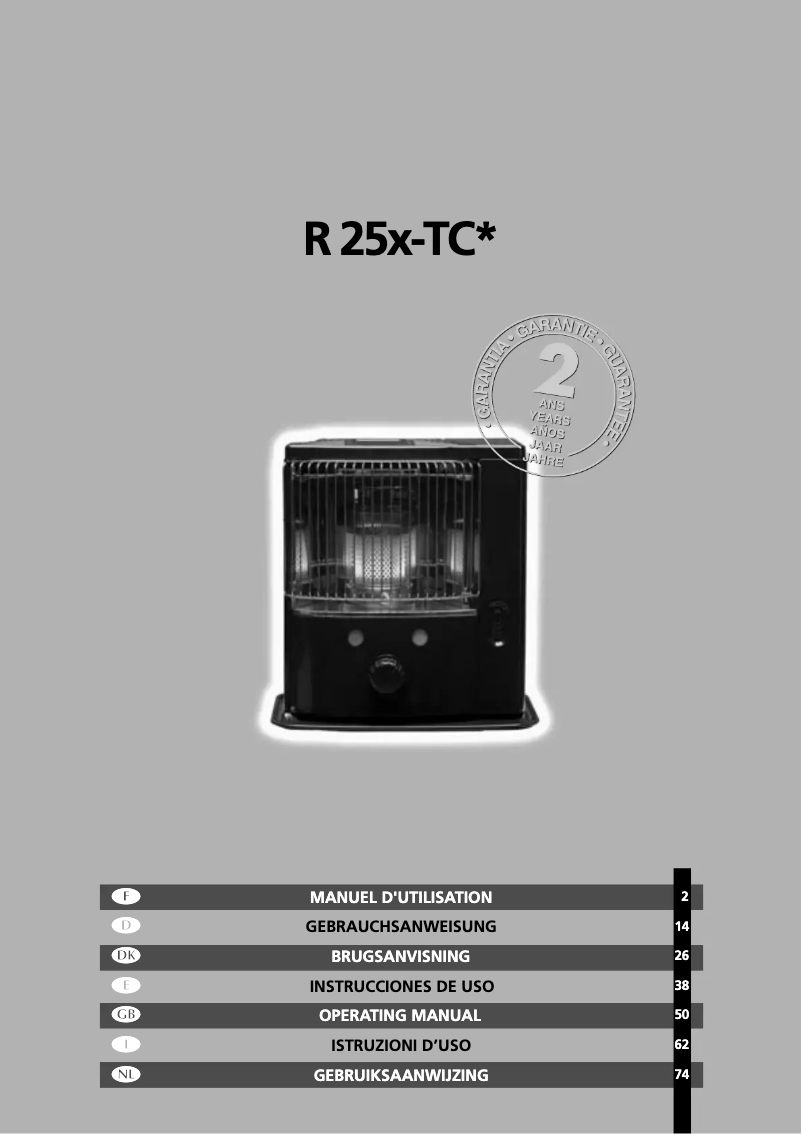 Page n°1 - Manuel utilisateur Tectro R253TC