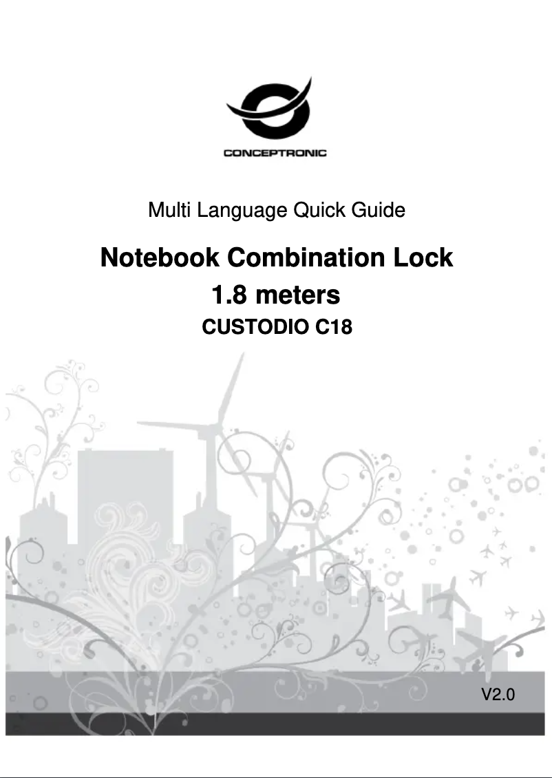 Image de la première page du manuel de l'appareil CUSTODIO C18
