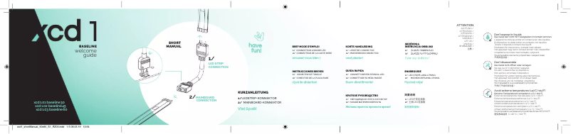 Page n°1 - Manuel utilisateur Evnbetter xcd1.03 baseline60