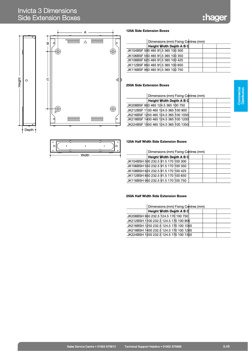 Page 1 de la notice Manuel utilisateur Hager JK104BSH