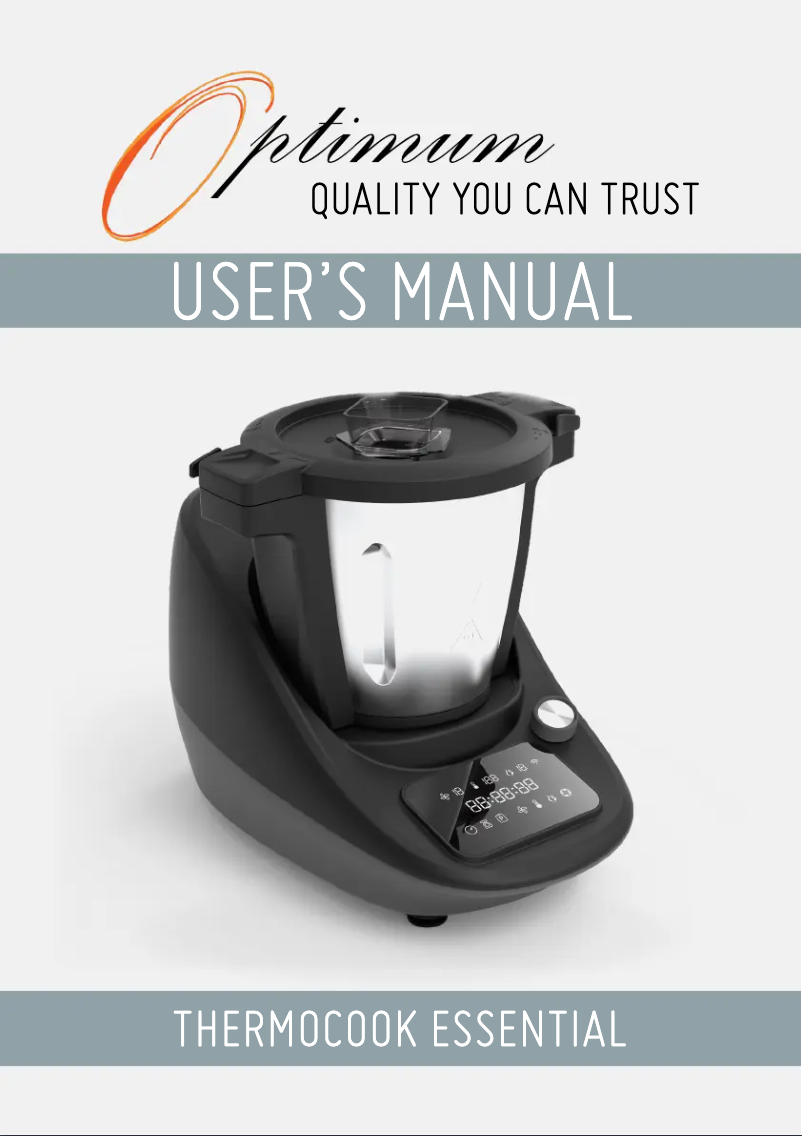 Page 1 of the manual User Manual Optimum Thermocook Essential