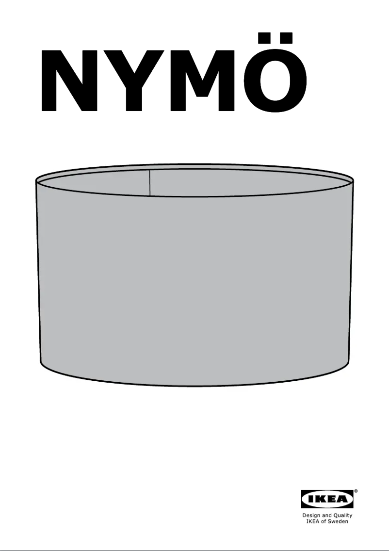 Image de la première page du manuel de l'appareil NYMÖ 103.772.00