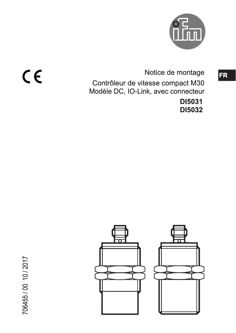 Page n°1 - Manuel utilisateur IFM DI5032