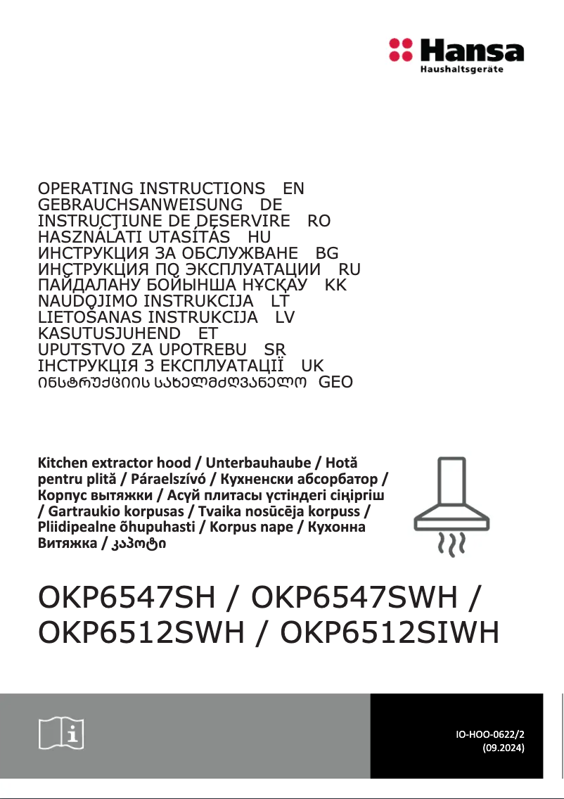 Image de la première page du manuel de l'appareil OKP6547SH