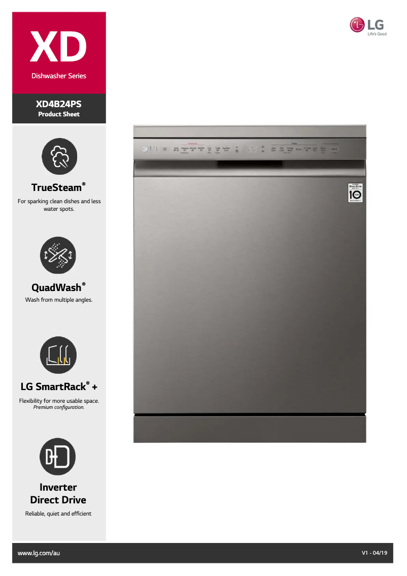 Image de la première page du manuel de l'appareil XD4B24PS