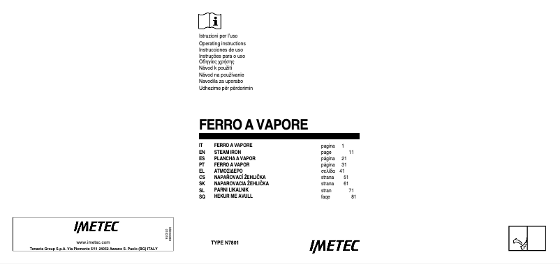 Página 1 del manual Manual de usuario Imetec ZeroCalc Z3 3500