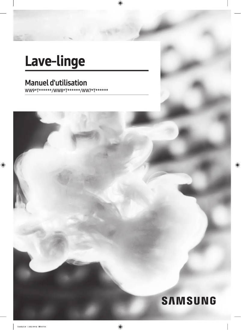 Page n°1 - Manuel utilisateur Samsung WW90TA047AE1
