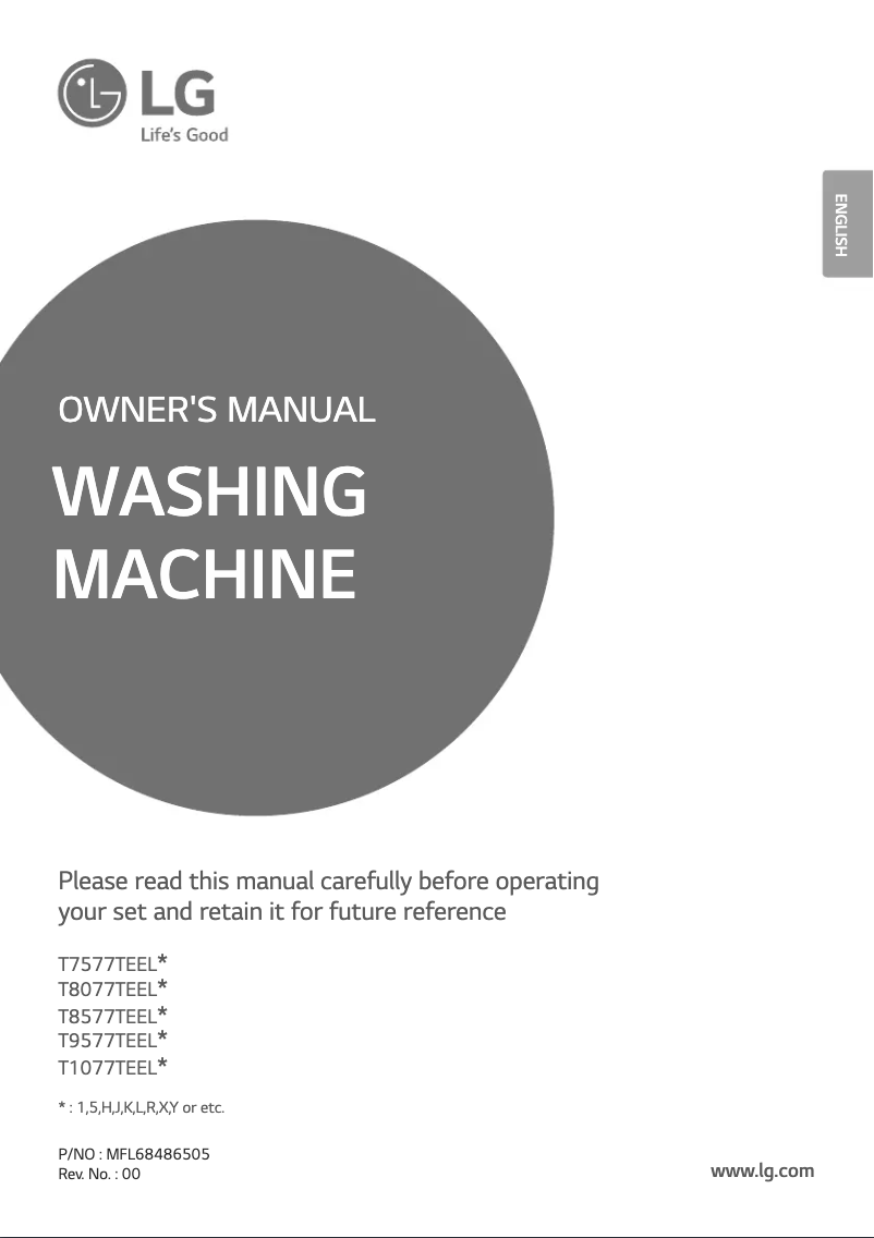 Imagen de la primera página del manual del dispositivo T8577TEELY