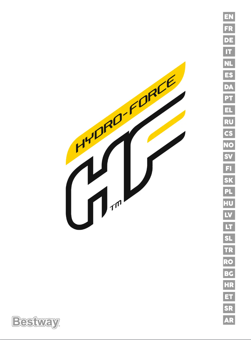 Página 1 del manual Manual de usuario Bestway Hydro-Force 65372