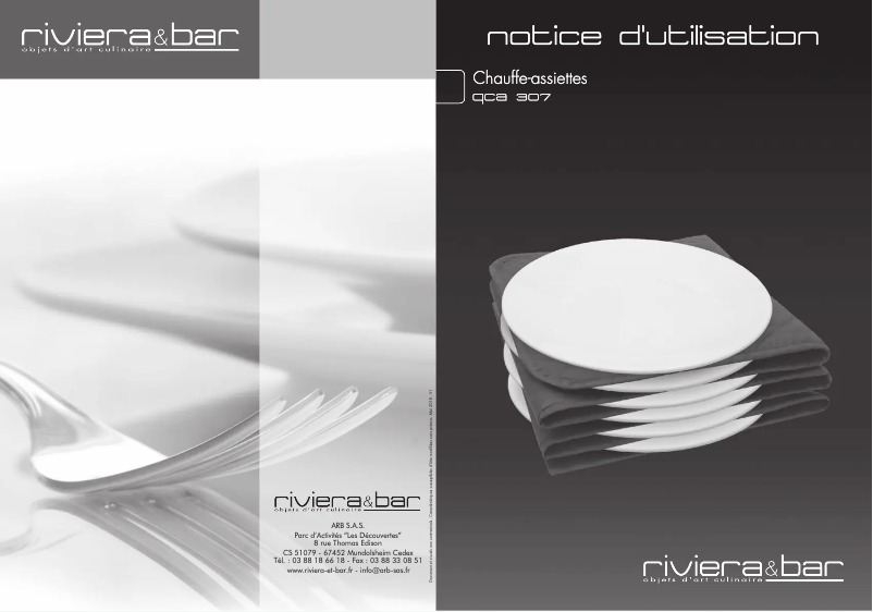 Image de la première page du manuel de l'appareil QCA307