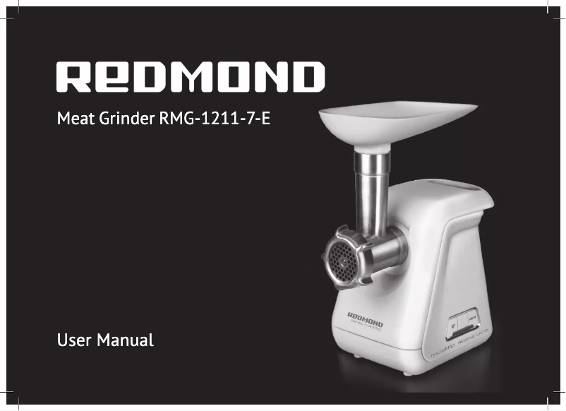 Page 1 de la notice Manuel utilisateur Redmond RMG-1211-7-E