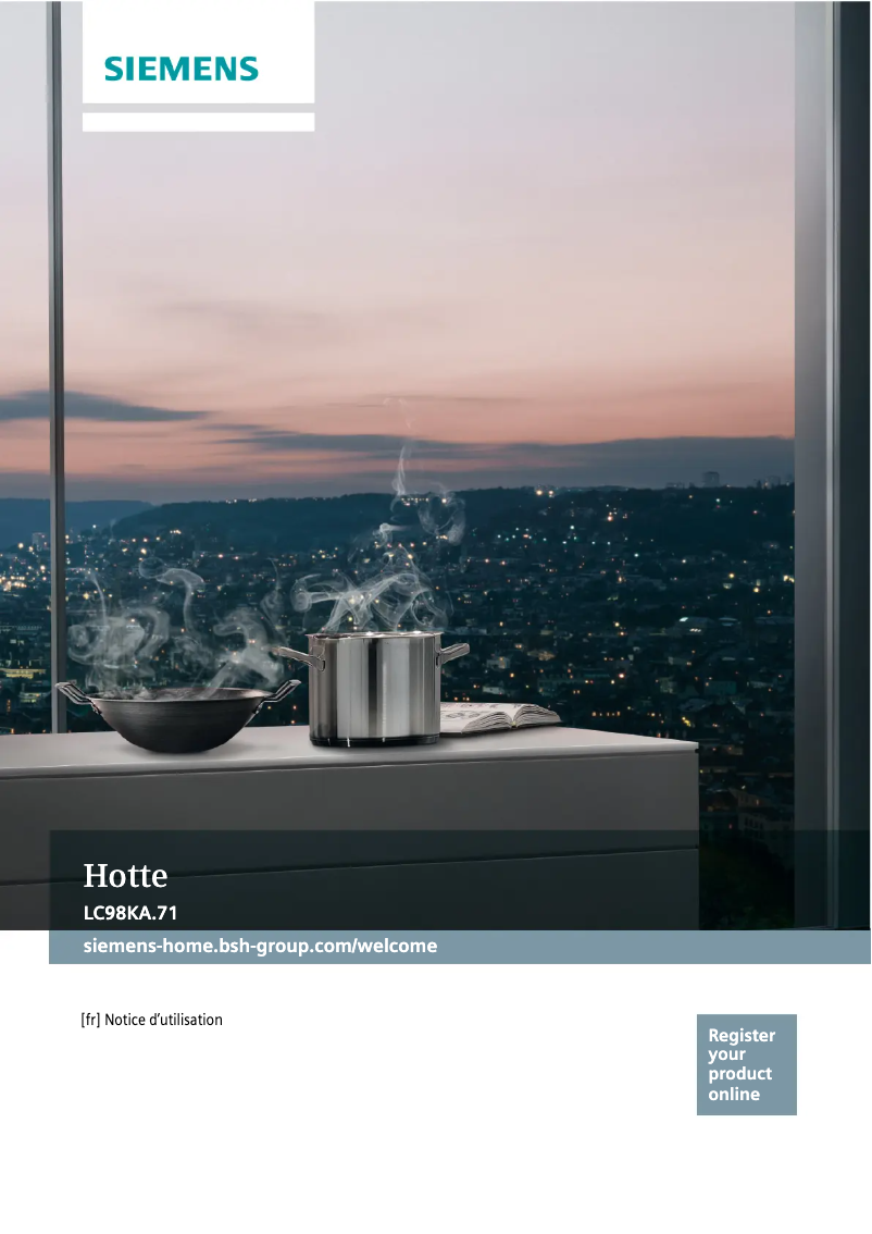 Page 1 de la notice Manuel utilisateur Siemens LC98KA571