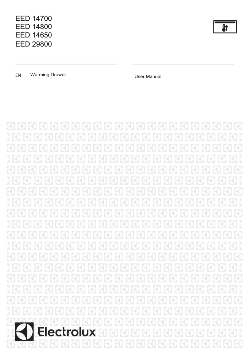 Image de la première page du manuel de l'appareil EED14800AX